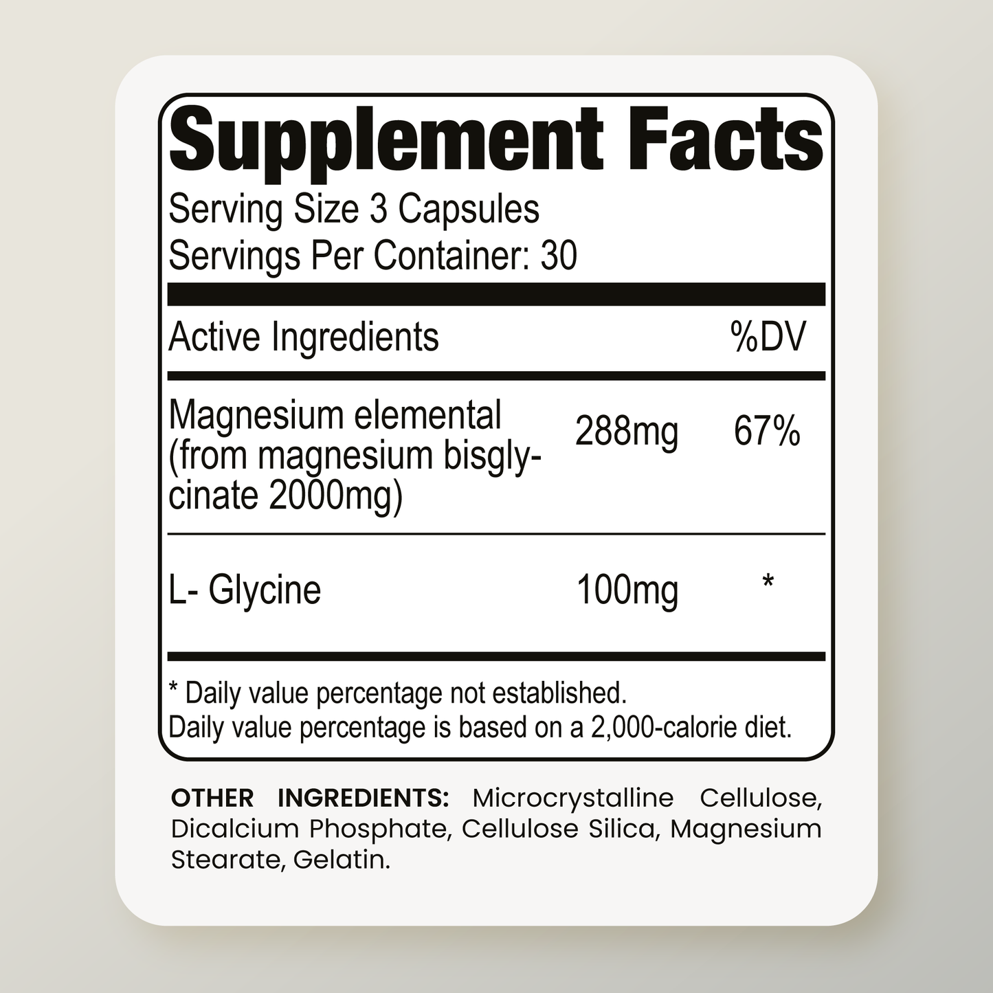 Magnesium bisglycinate Pay 2 Get 3 – High absorption chelated formula for rest and relaxation