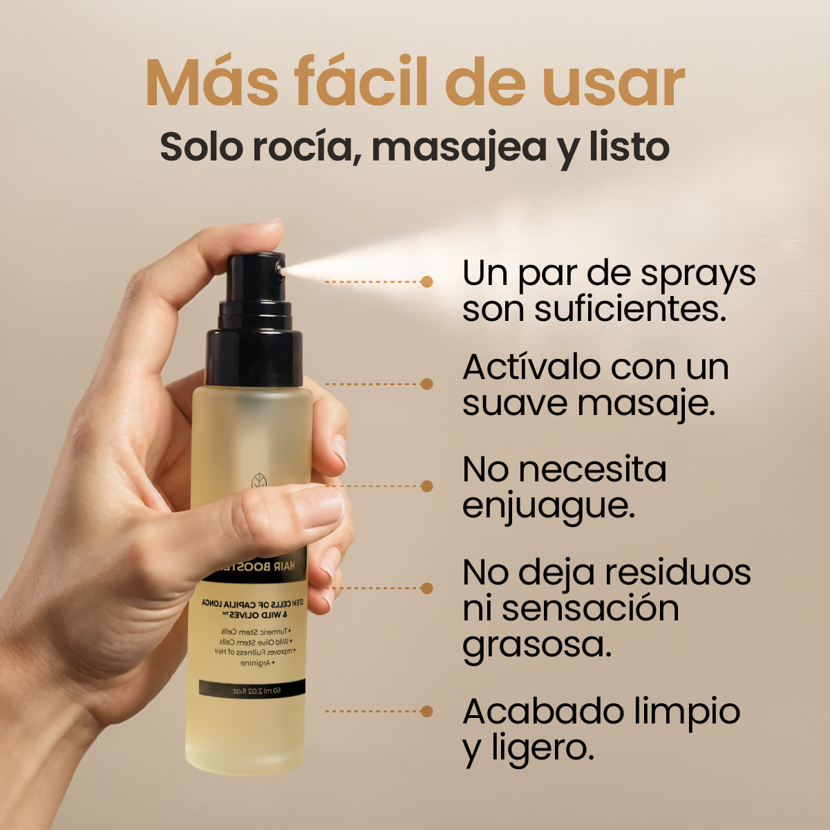 Activador Capilar con células madre de cúrcuma y oliva + Shampoo anti caída con cebolla