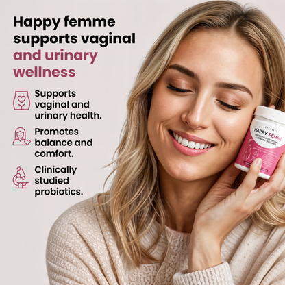 Happy Femme – Intimate Health Probiotic for Vaginal Microbiome Balance