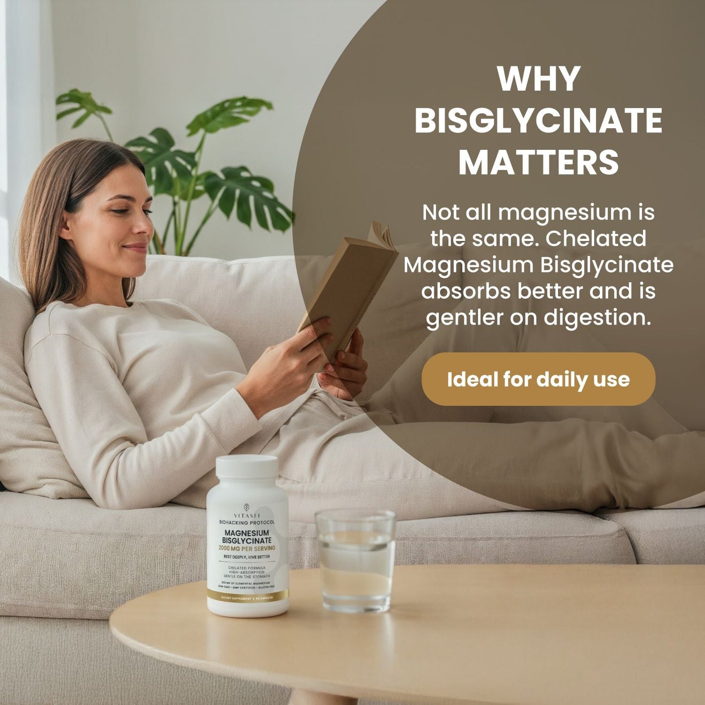Magnesium bisglycinate Pay 2 Get 3 – High absorption chelated formula for rest and relaxation