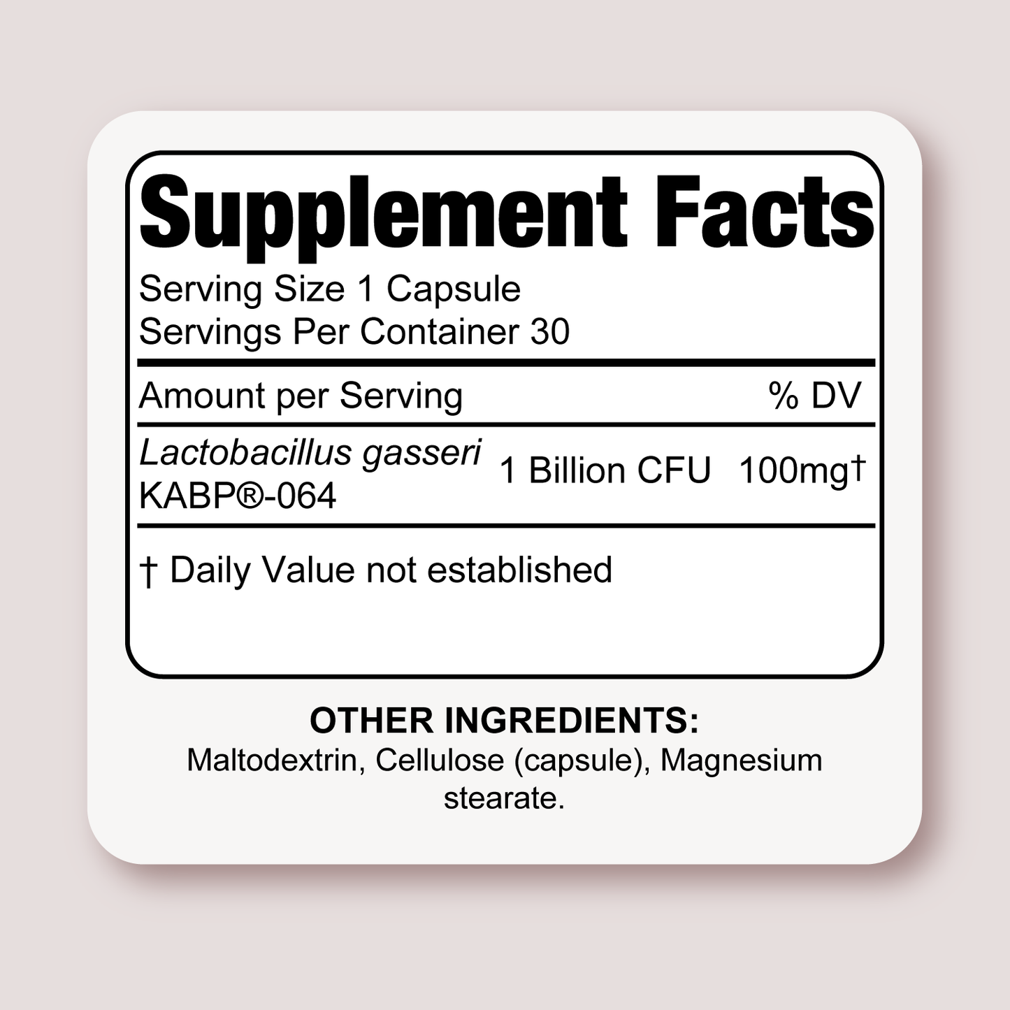 Happy Femme – Intimate Health Probiotic for Vaginal Microbiome Balance