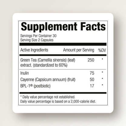 Happy Flora BPL-1 Postbiotics - Gut & Metabolic Balance Support