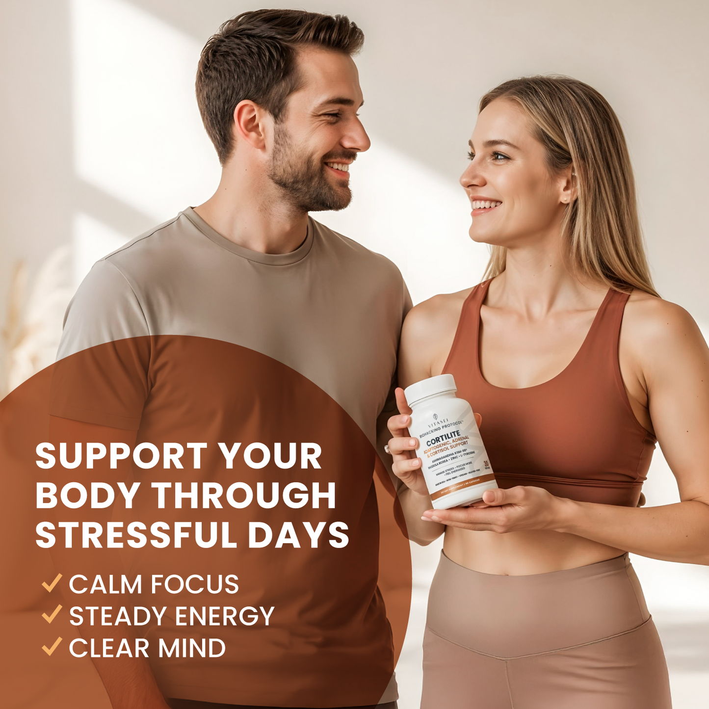 CORTILITE – adaptogens with Ashwagandha KSM-66® for clarity, calm energy & balance