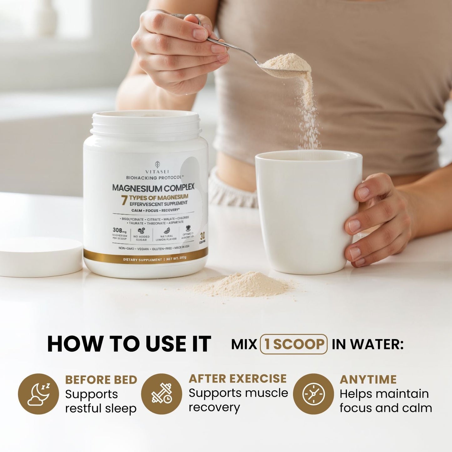 Magnesium Total Care Pay 2 Get 3 | 7 Types of Magnesium for Calm, Focus and Recovery