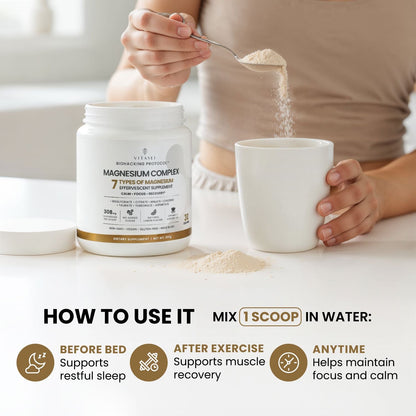 Magnesium Total Care Pay 2 Get 3 | 7 Types of Magnesium for Calm, Focus and Recovery