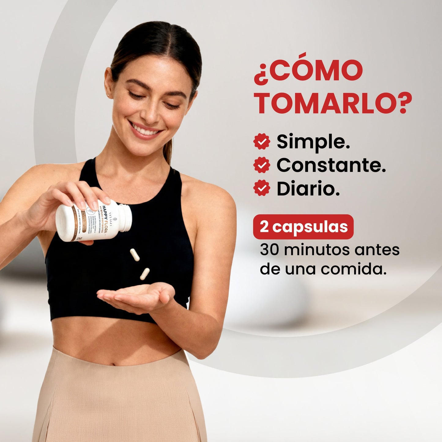 Happy Flora con BPL1® Postbióticos - Equilibrio Intestinal y Metabólico