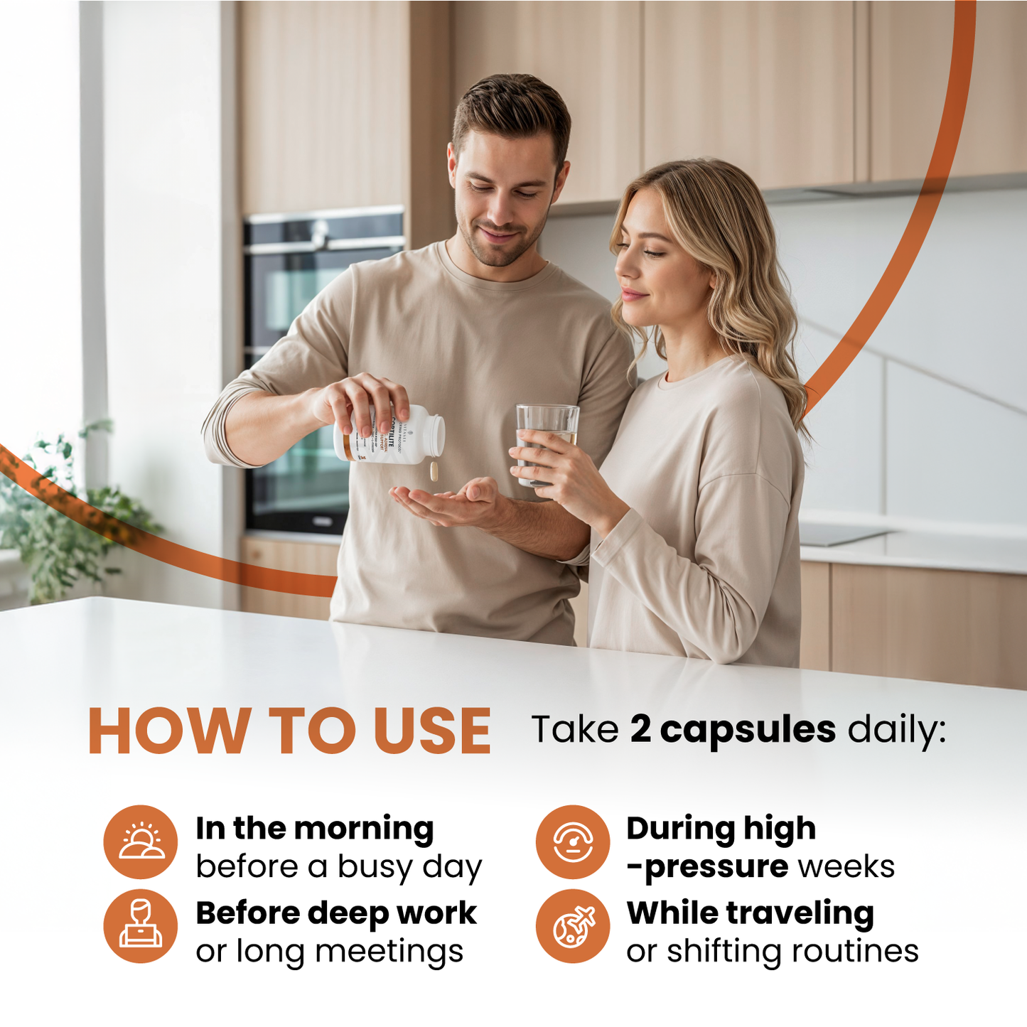 CORTILITE – adaptogens with Ashwagandha KSM-66® for clarity, calm energy & balance
