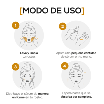 Sueros faciales día y noche + cuello con células madre vegetales