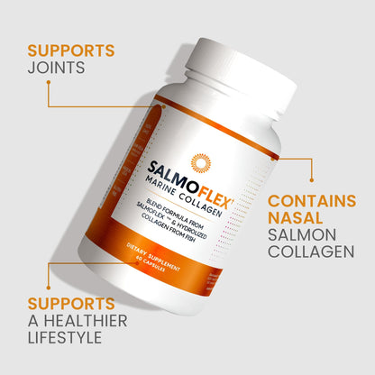Salmoflex Marine Collagen + Collagen Capsules with hyaluronic acid