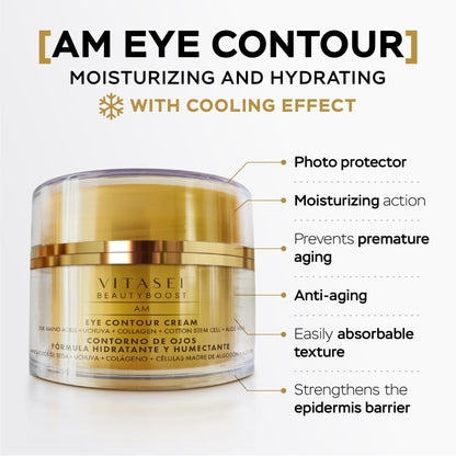 DAY AND NIGHT EYE CONTOUR KIT WITH STEM CELLS AND CAFFEINE