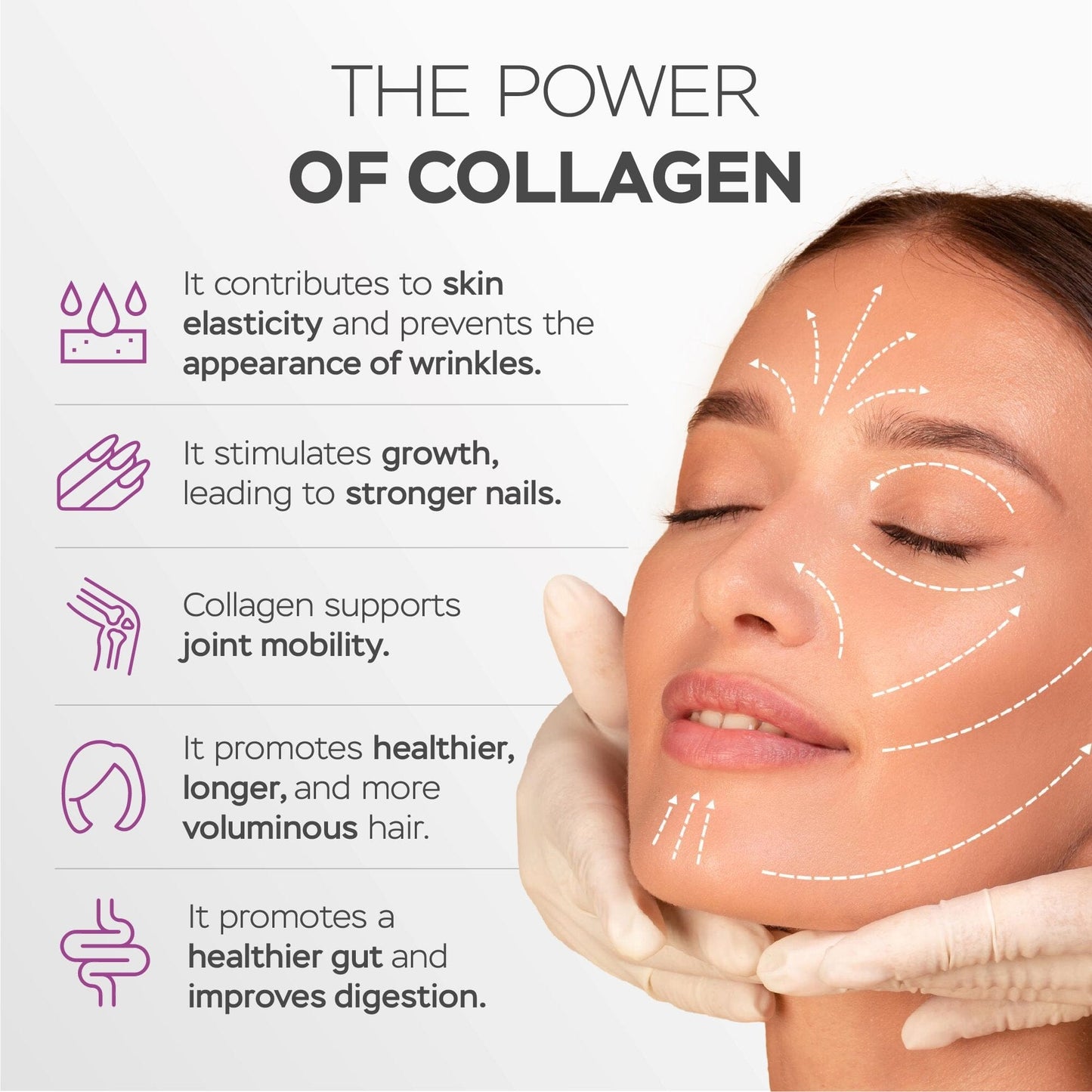 Bundle 3 Collagen Peptides with Resveratrol (coconut + chocolate + unflavored) + FREE Kerabless hair growth complex*