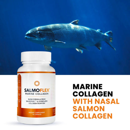 Salmoflex Marine Collagen + Collagen Capsules with hyaluronic acid