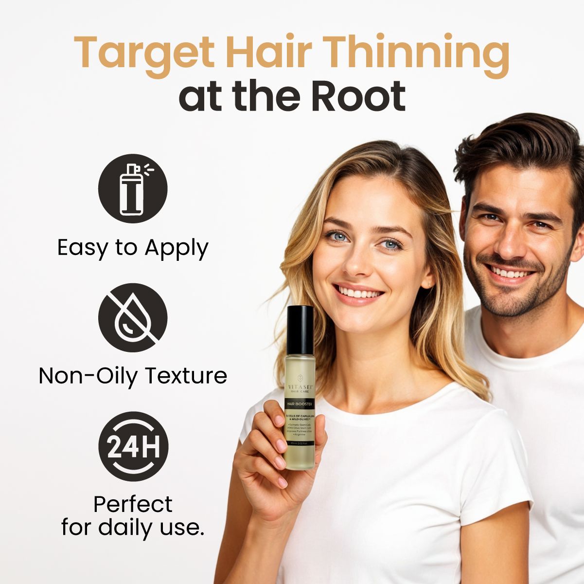 Hair Booster with Capilia Longa Stem Cells and Growth Factors – Buy 2, Get 1 Free