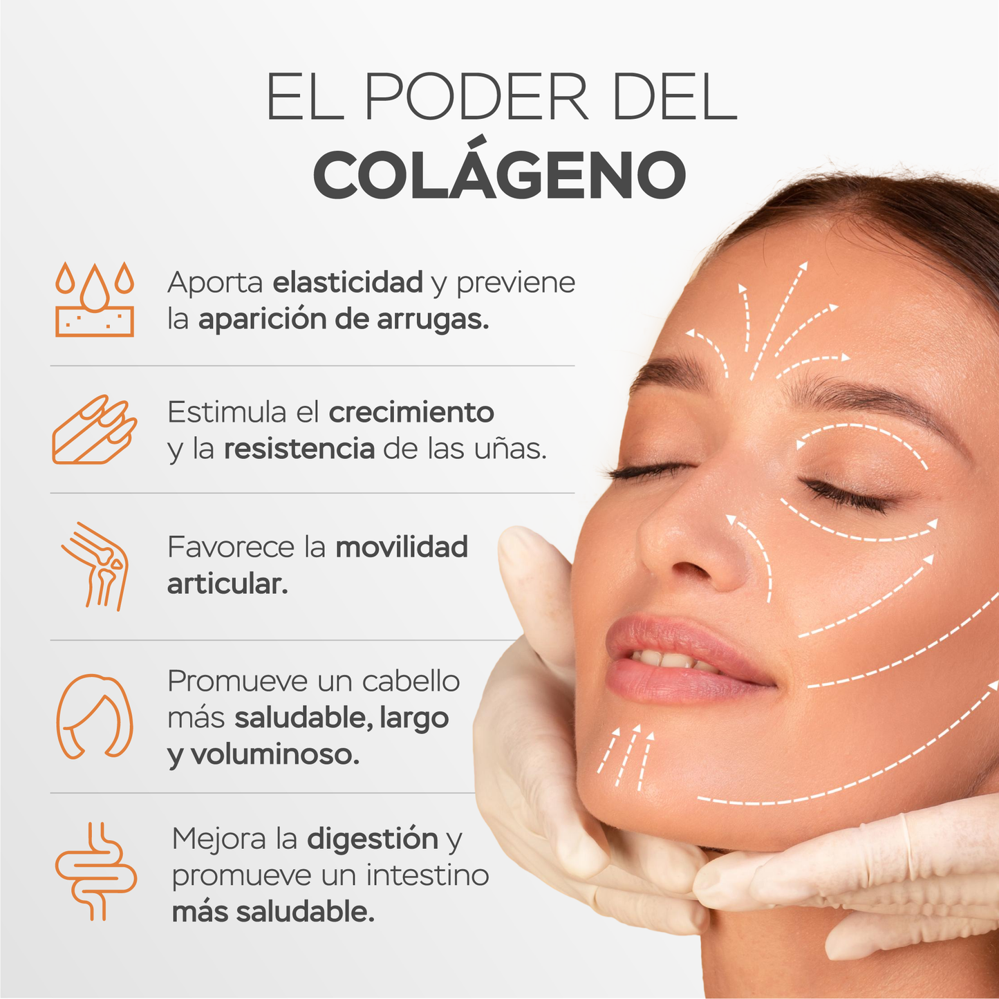 Péptidos de colágeno con resveratrol y ácido hialurónico - Sin Sabor