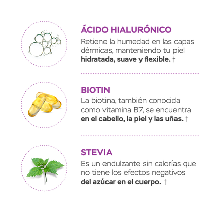 Péptidos de colágeno con resveratrol y ácido hialurónico - cocolada