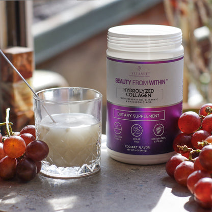 Coconut Collagen Peptides with Resveratrol and Hyaluronic Acid - Soy-Based Formula