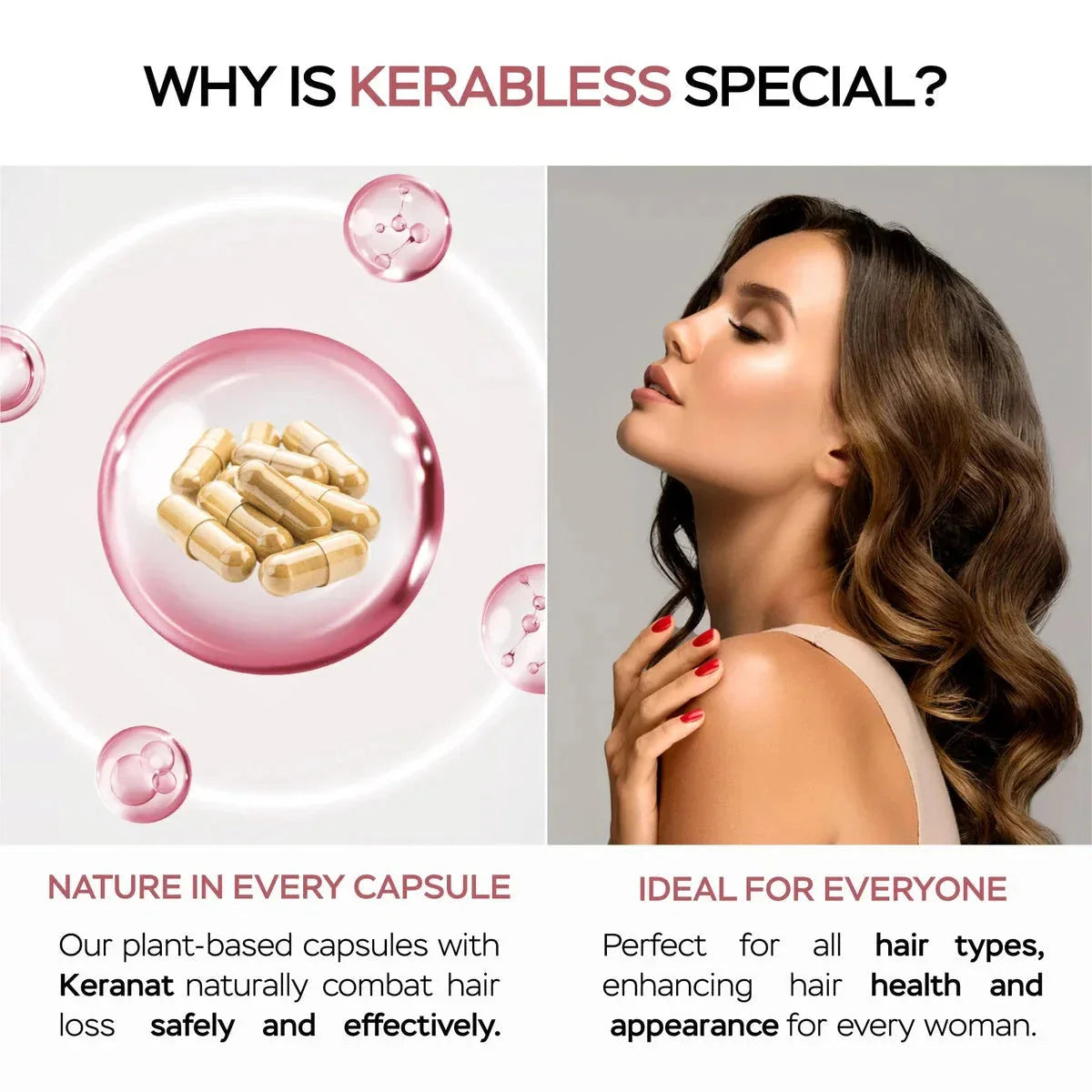 Bundle 3 Collagen Peptides with Resveratrol (coconut + chocolate + unflavored) + FREE Kerabless hair growth complex*