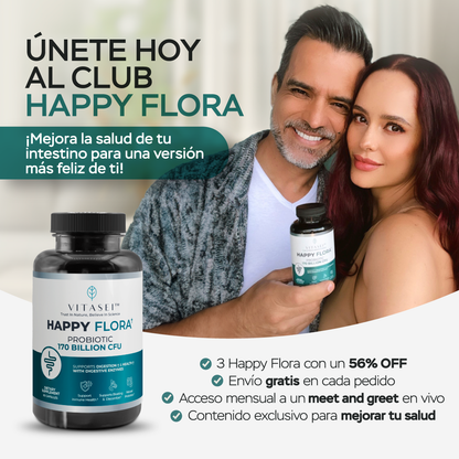 CLUB HAPPY FLORA - Suscripción trimestral, incluye un Happy flora gratis, envío gratis y experiencias en vivo con Ana Lucía Domínguez