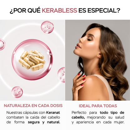 Kerabless Hair Growth Complex - crecimiento capilar y anti caída