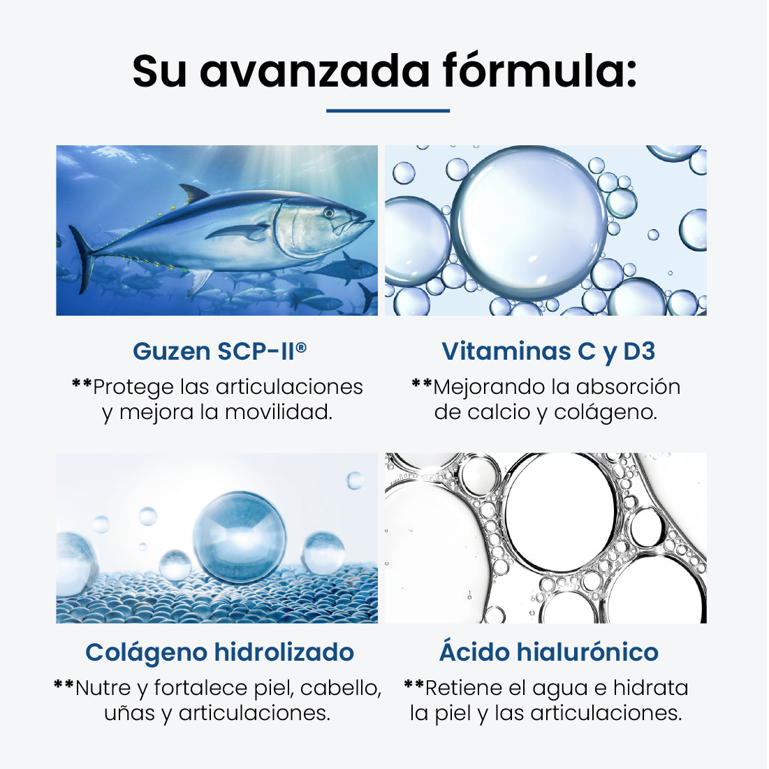 Salmoflex Advanced con colágeno marino para la salud de articulaciones y piel