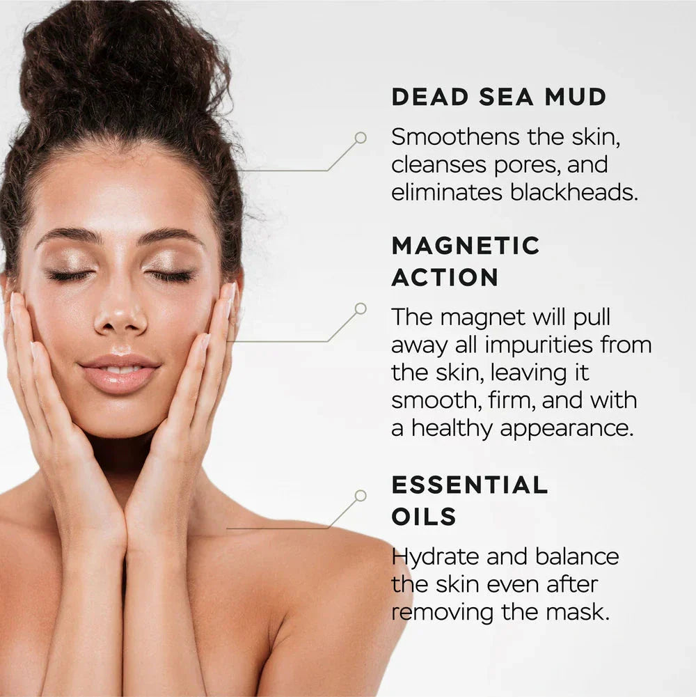 Day and night serums with apple stem cells +  Eyemask patch with caviar and collagen crystals + Magnetic mask with dead sea mud