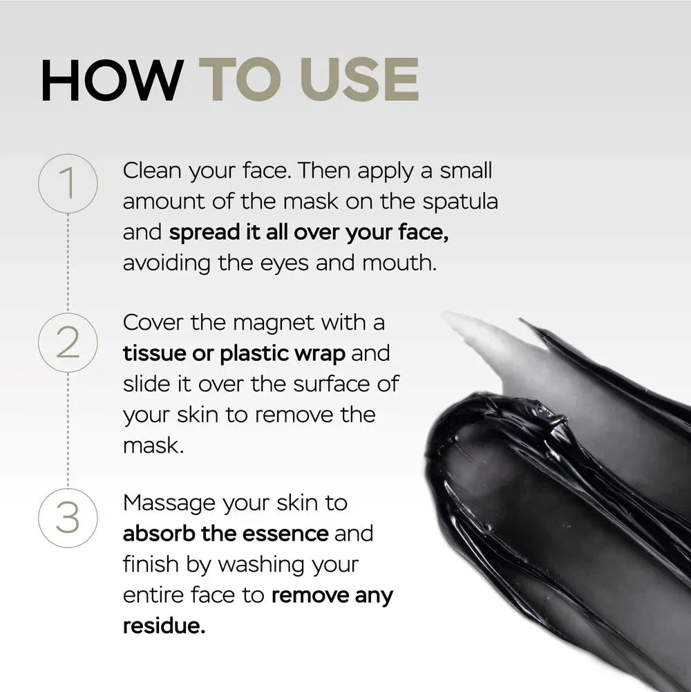 Day and night serums with apple stem cells +  Eyemask patch with caviar and collagen crystals + Magnetic mask with dead sea mud