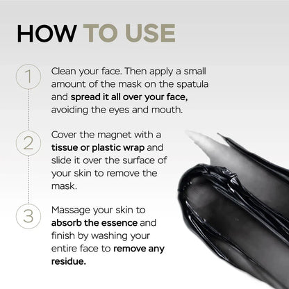 Day and night serums with apple stem cells +  Eyemask patch with caviar and collagen crystals + Magnetic mask with dead sea mud