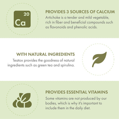 Kit de Colágeno Hidrolizado con Resveratrol sabor Chocolate + Teatox - suplemento detox con Té Verde, Espirulina y Alcachofa