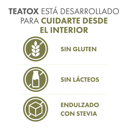 Teatox – Detox en polvo con Té Verde, Espirulina y Alcachofa