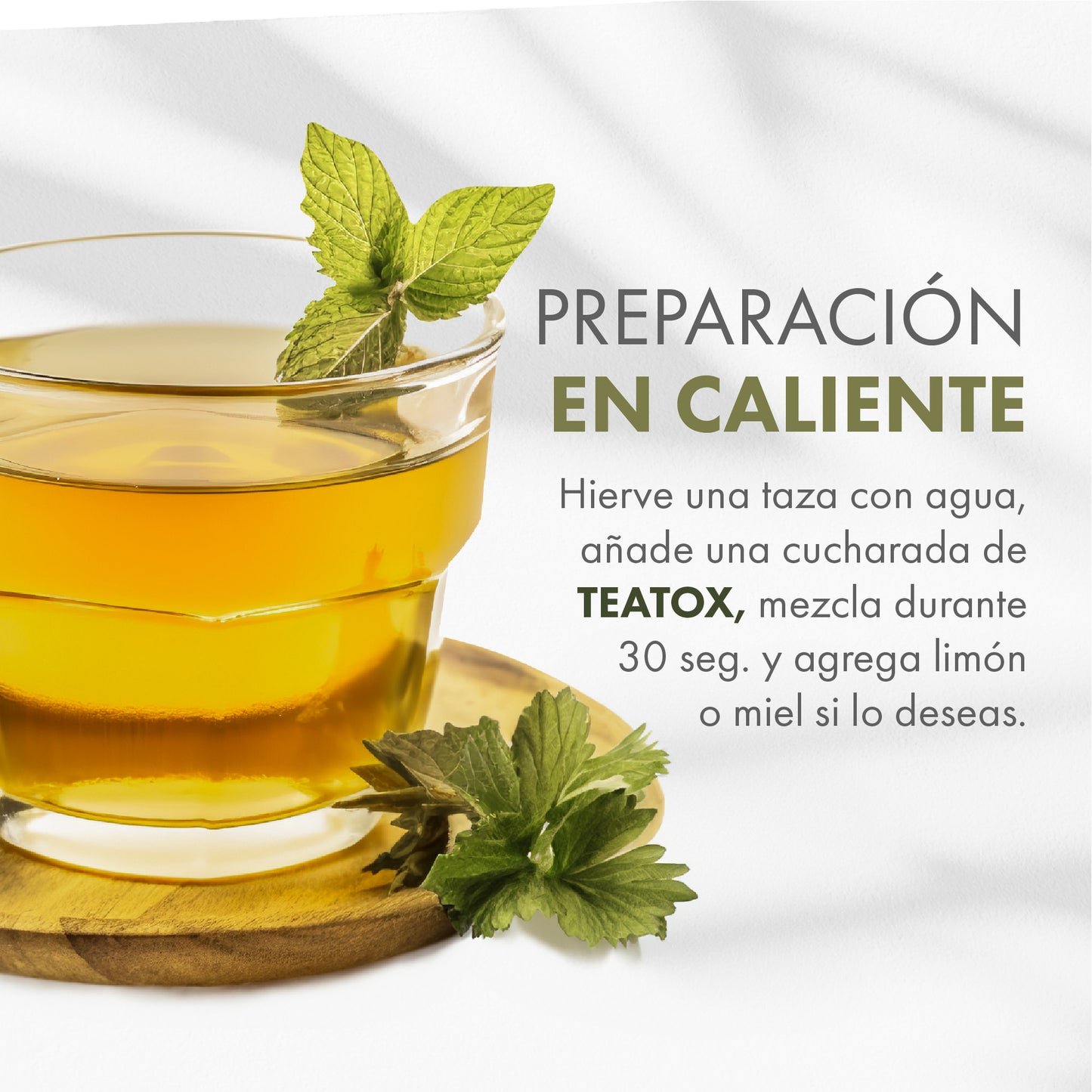 Teatox – Detox en polvo con Té Verde, Espirulina y Alcachofa
