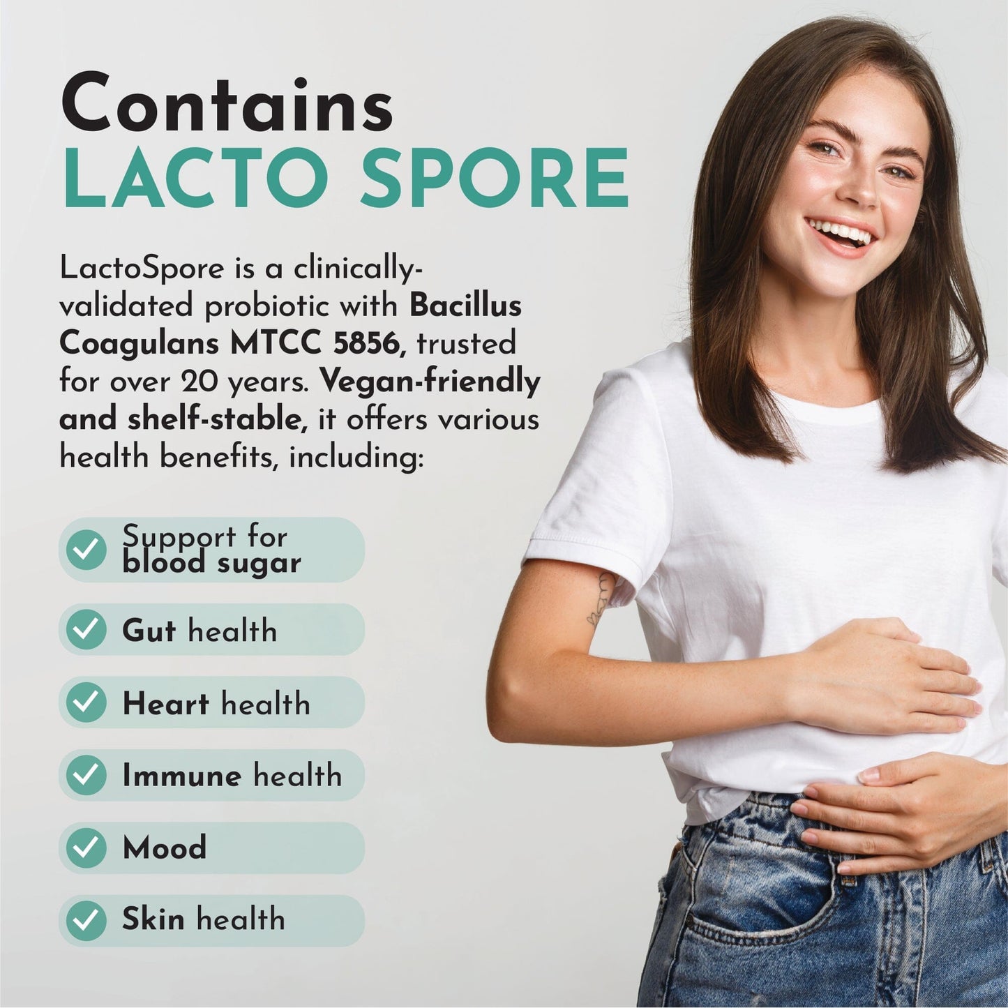 Happy Flora — Probiotic Supplement with 170 billion CFU for a Healthy Gut