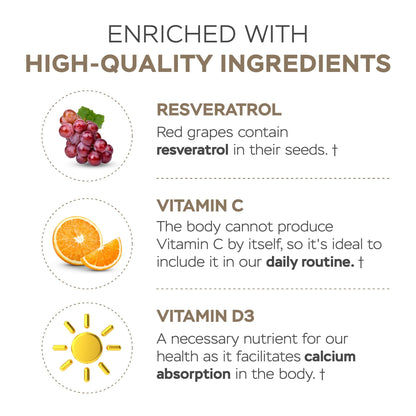 New Cookies and Cream Collagen Peptides with Resveratrol and Hyaluronic Acid