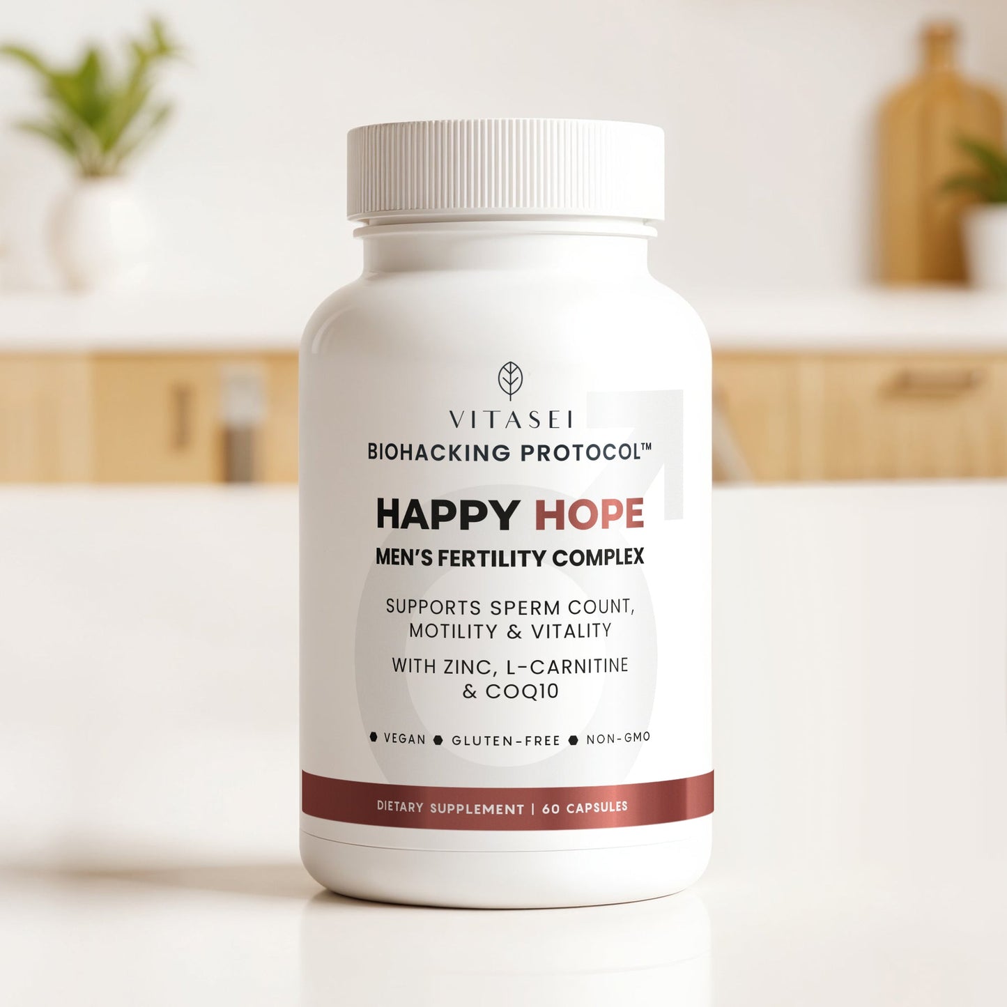 Happy Hope – Men’s Fertility Complex with Zinc, L-Carnitine & CoQ10