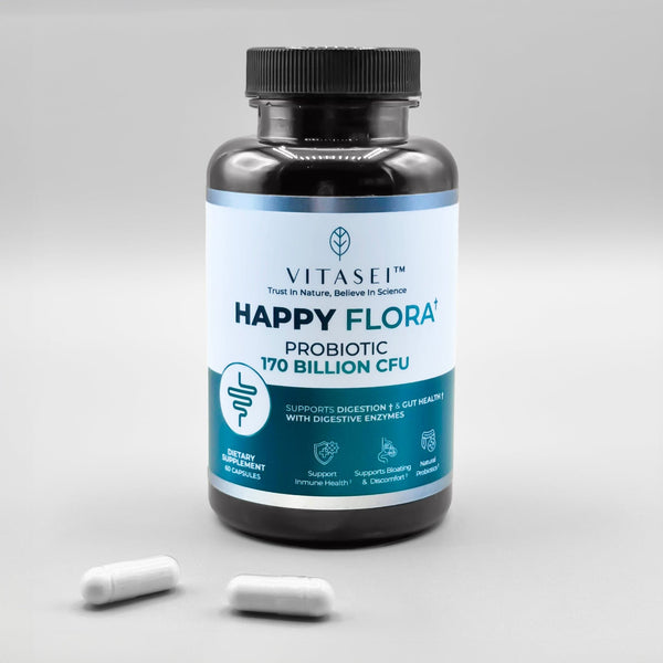 Happy Flora - Probiotic Supplement for a Healthy Gut