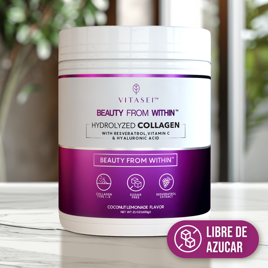 Péptidos de colágeno con resveratrol y ácido hialurónico - cocolada