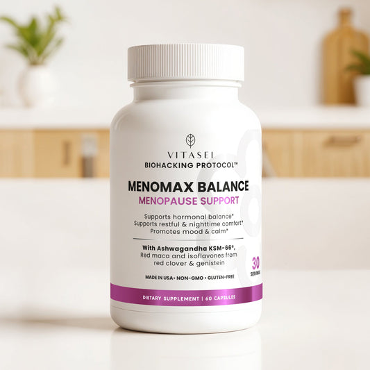 Menomax Balance - Menopause Support | Hormonal Balance, Calm & Nighttime Comfort*