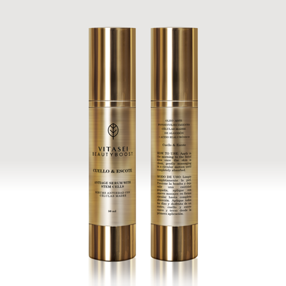 Serum Anti Envejecimiento con Células Madre Para Cuello y Escote