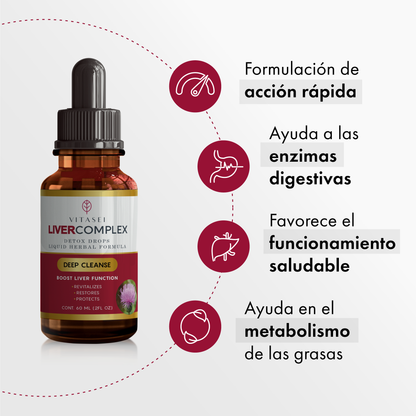 Gotas Liver Complex – Limpieza y reparación del hígado con cardo mariano
