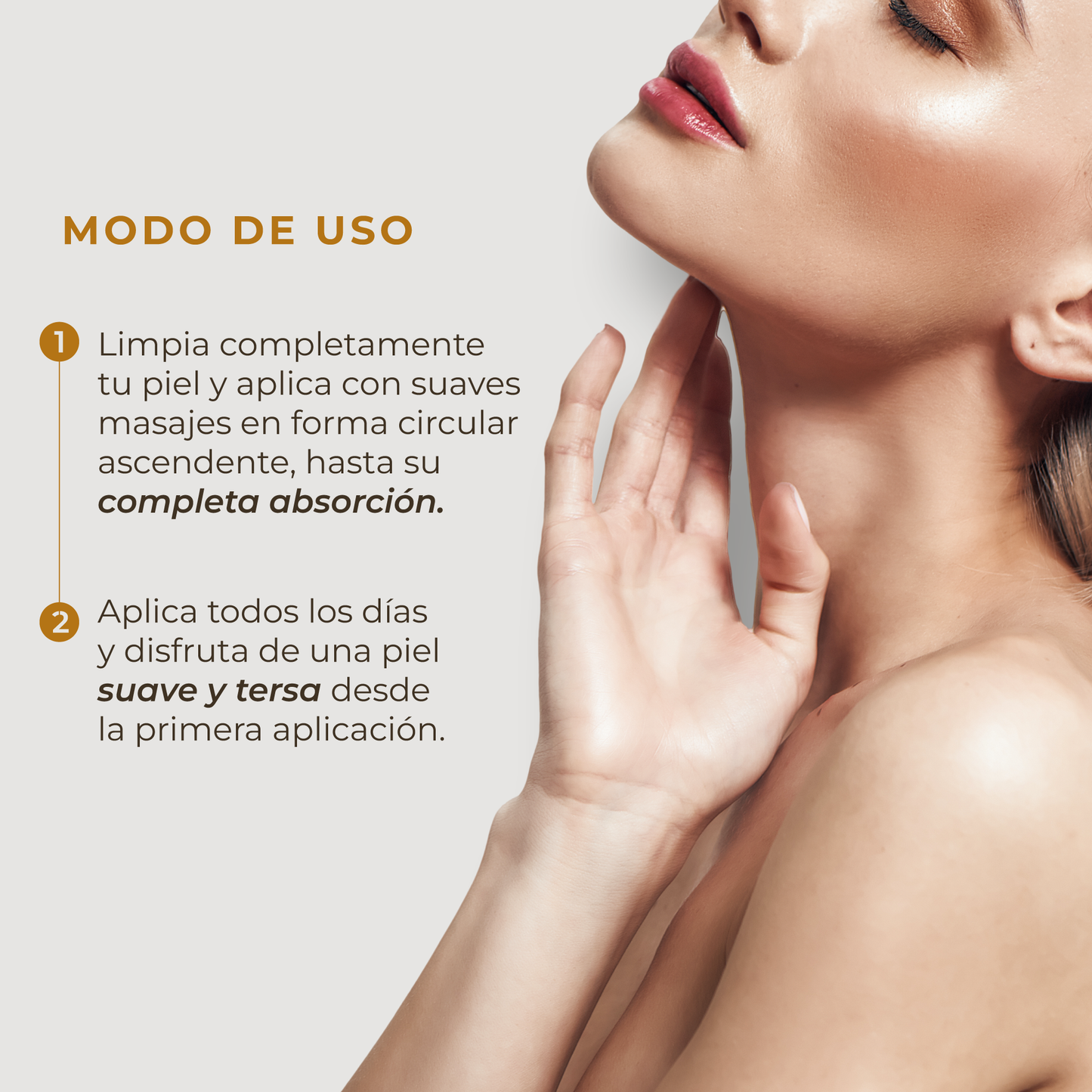 Serum Anti Envejecimiento con Células Madre Para Cuello y Escote