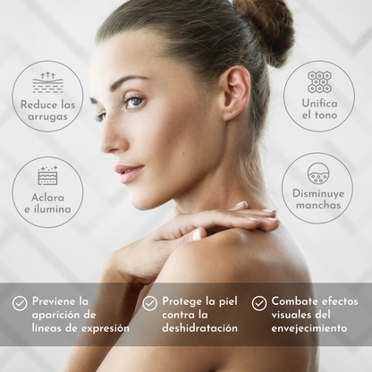 Tónico facial Iluminador con niacinamida, vitamina C y arbutina