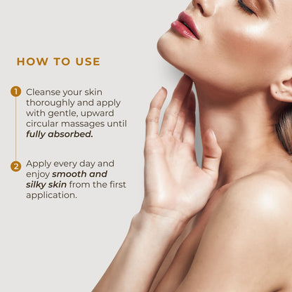 Bundle, Day and Night Facial Serums With Apple Stem Cell + Neck Serum with cotton stem cells