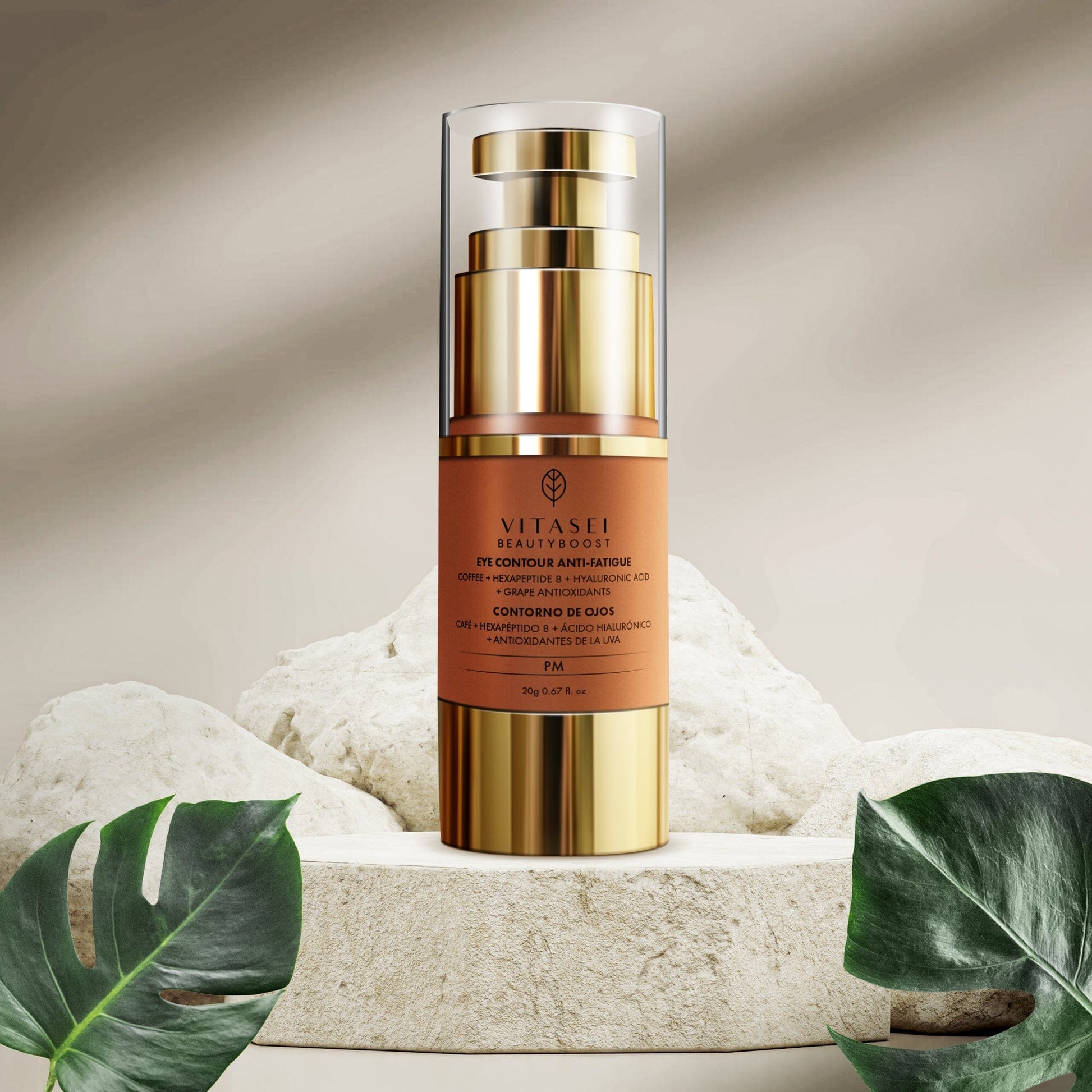 EYE CONTOUR ANTI-FATIGUE + HEXAPEPTIDES + HYALURONIC ACID + ANTIOXIDANTS