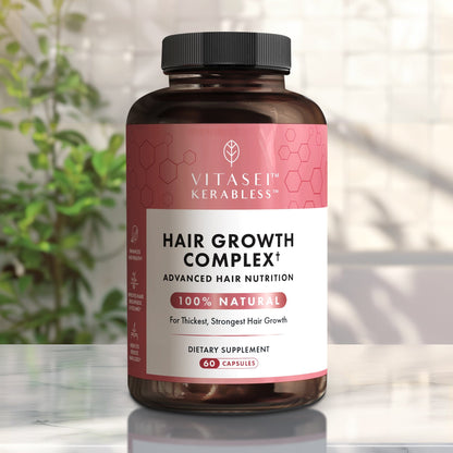 Chocolate Collagen Peptides for Men with BCAA´S and Whey Protein + Kerabless Hair Growth Complex