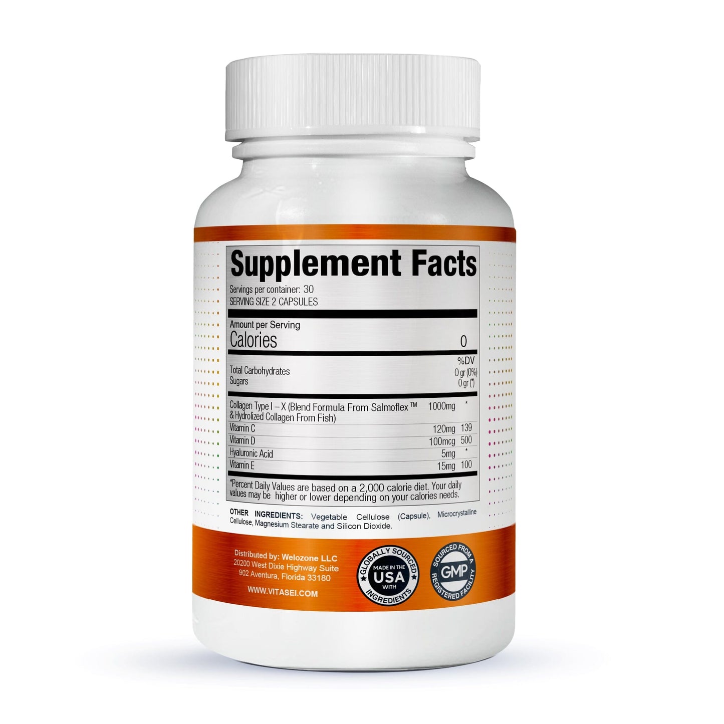 Salmoflex Marine Collagen + Collagen Capsules with hyaluronic acid