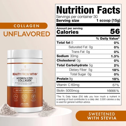 Dúo Colágeno Hidrolizado con Resveratrol y vitamina C - Coco + Sin Sabor