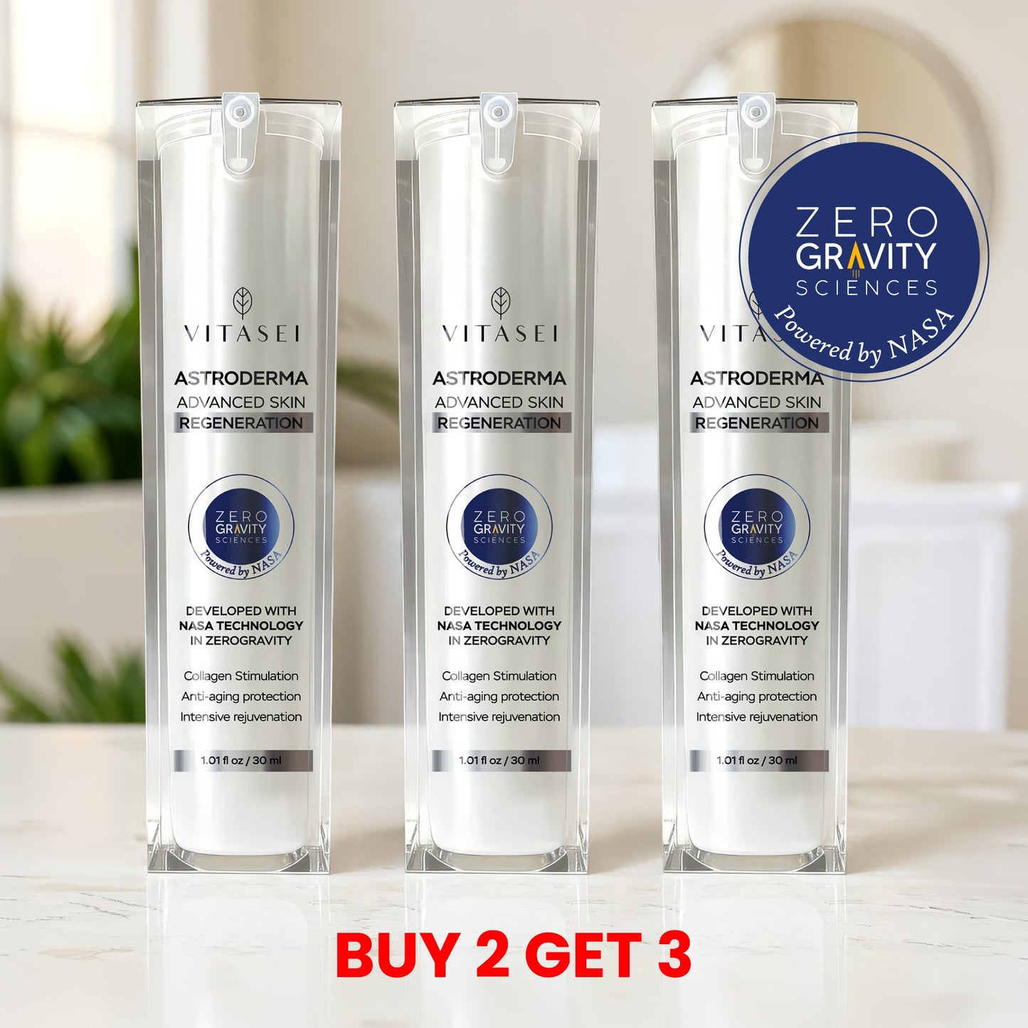 Vitasei AstroDerma™ | NASA Zero Gravity Skin Regeneration Cream