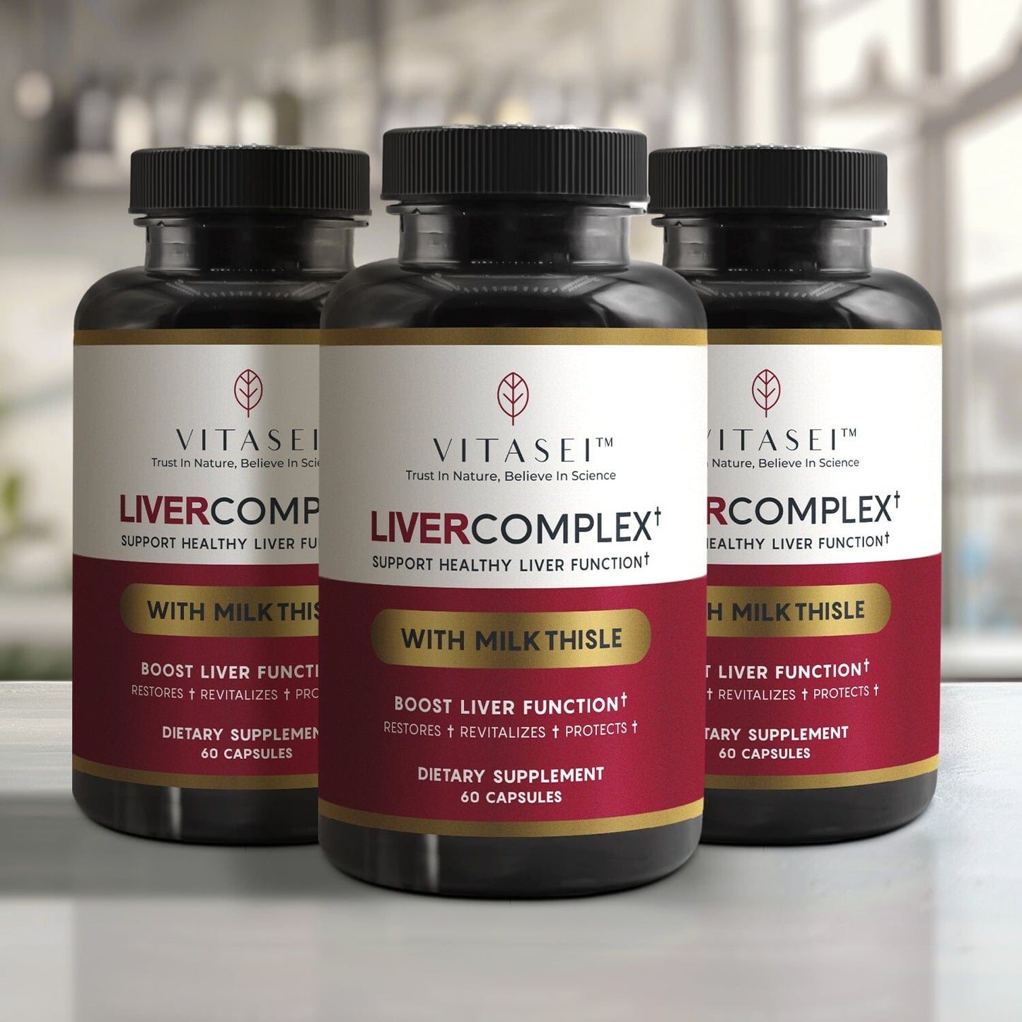 LiverComplex with milk thistle for liver protection and support