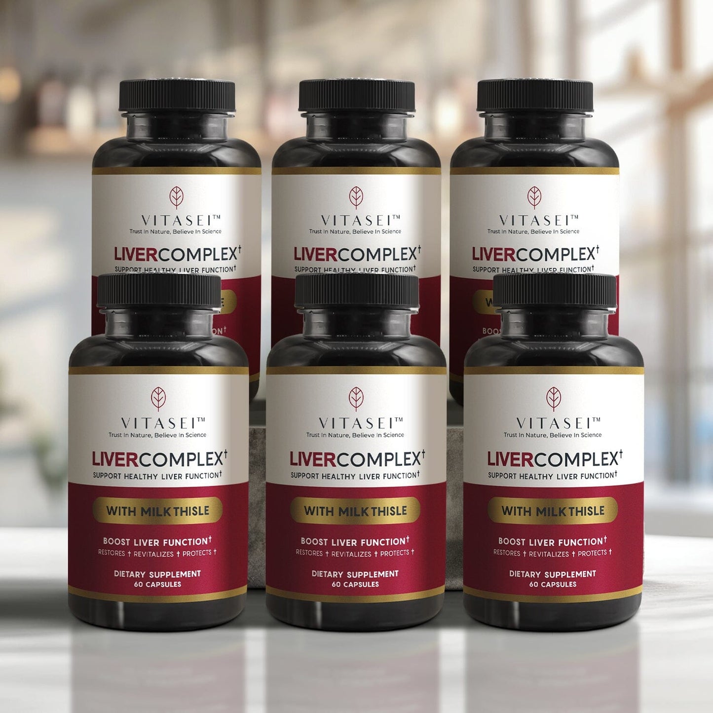 LiverComplex with milk thistle for liver protection and support