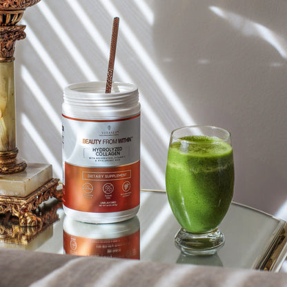 Unflavored Collagen Peptides with Resveratrol and Hyaluronic Acid + Hair Booster with Stem Cells