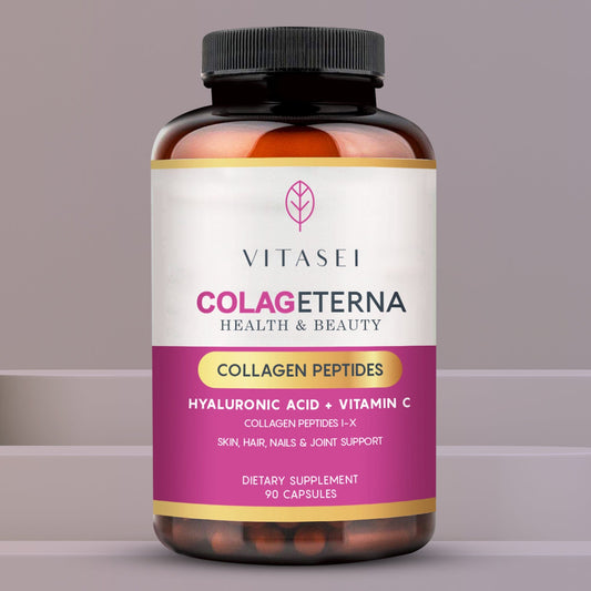 COLAGETERNA ALL 5 MULTI-COLLAGEN CAPSULES WITH HYALURONIC ACID AND VITAMIN C
